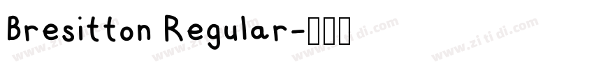 Bresitton Regular字体转换 Bresitton Regular字体转换